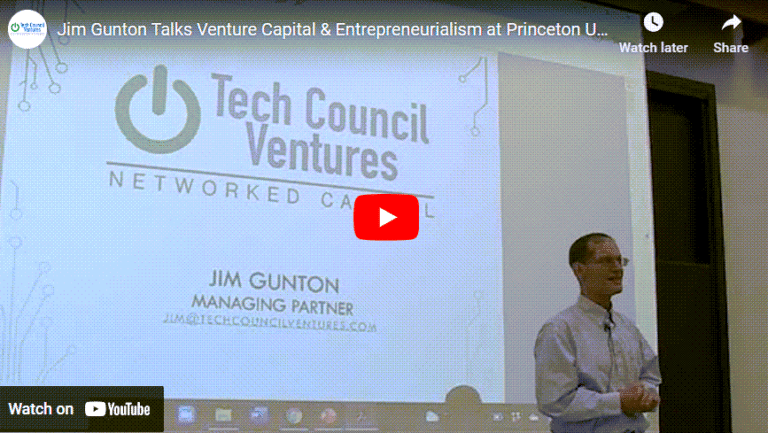 Jim Gunton teaches Dr. Shahram Hejazi VC and Entrepreneurialism class at Princeton University – September 2021